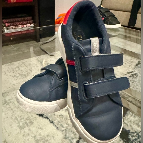 POLO by Ralph Lauren Leather Velcro Shoes - Picture 4 of 10